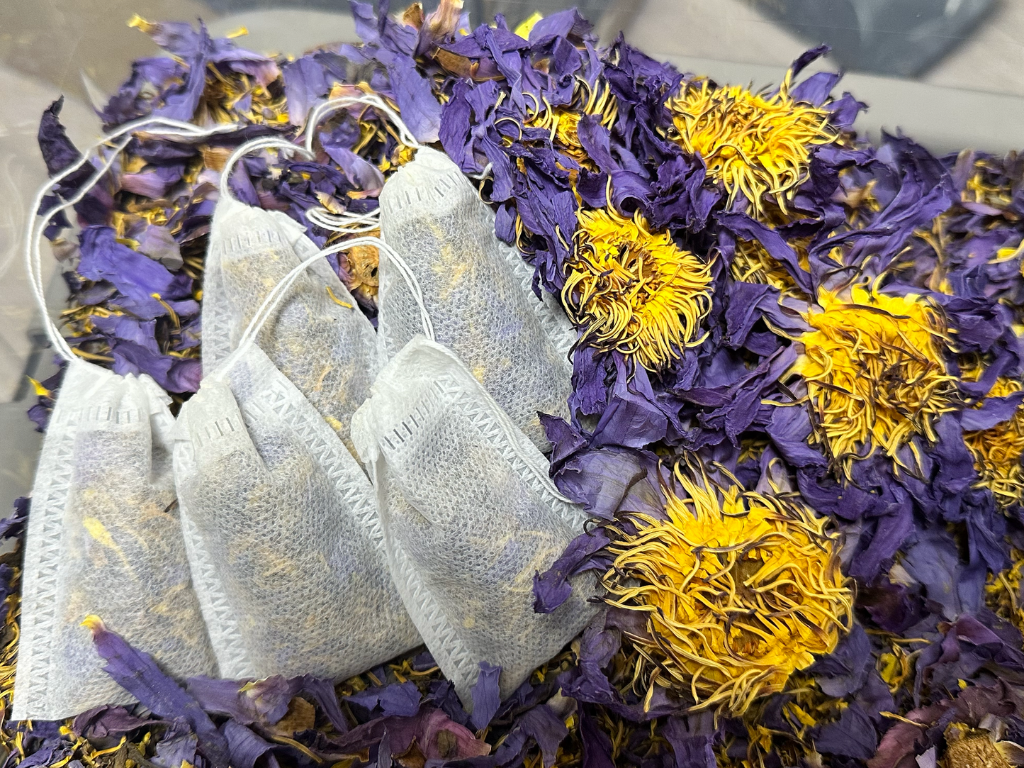 Blue Lotus Flower (Nymphaea Caerulea) Herbal Tea Bags