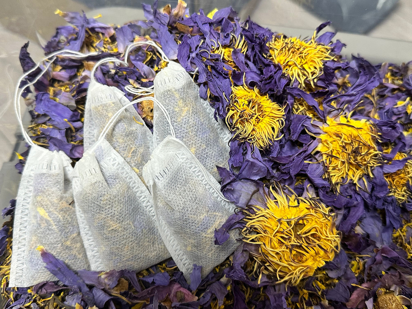 Blue Lotus Flower (Nymphaea Caerulea) Herbal Tea Bags