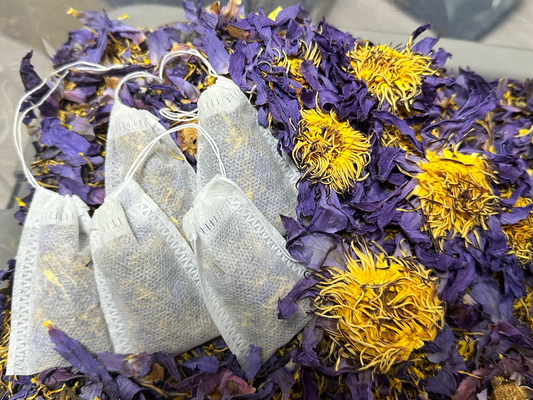 Blue Lotus Flower (Nymphaea Caerulea)  Herbal Tea Bags